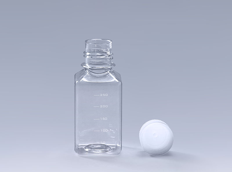 250ml方形PET血清瓶